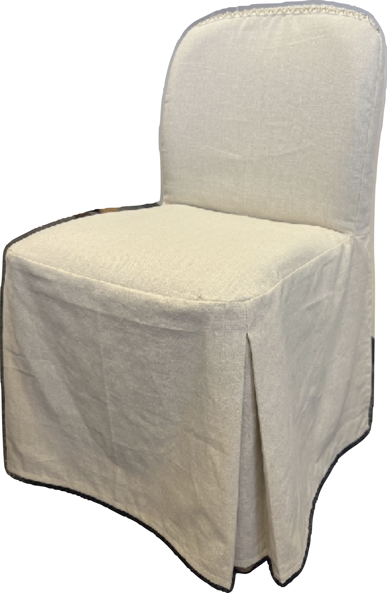 Gentle Seat als fertig bezogener Stuhl in Frontansicht